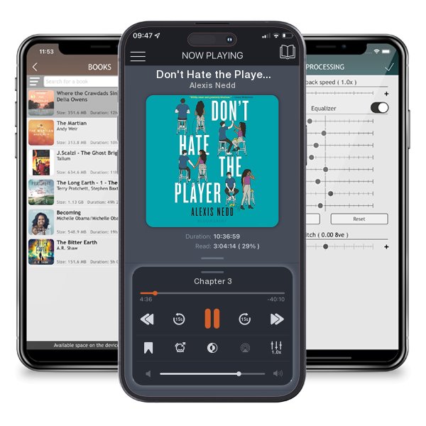Download fo free audiobook Don't Hate the Player by Alexis Nedd and listen anywhere on your iOS devices in the ListenBook app.