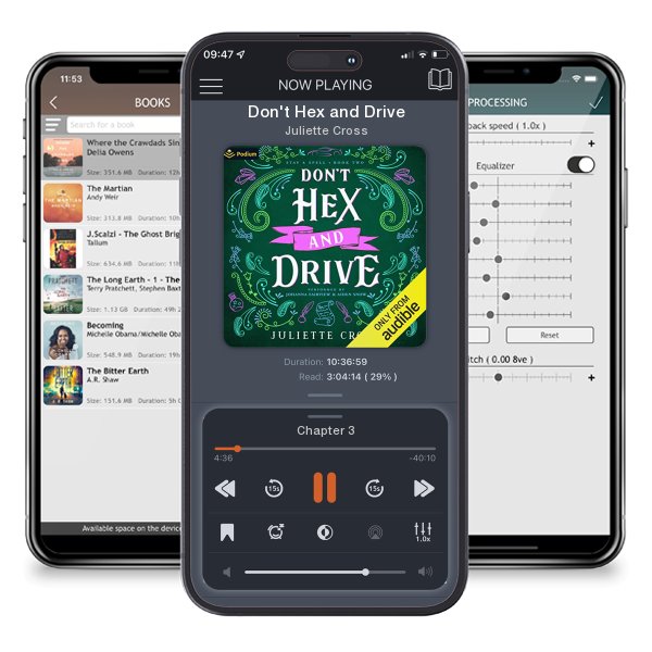 Download fo free audiobook Don't Hex and Drive by Juliette Cross and listen anywhere on your iOS devices in the ListenBook app.