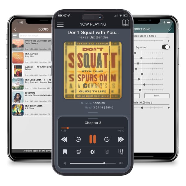 Download fo free audiobook Don't Squat with Your Spurs on: A Cowboy's Guide to Life by Texas Bix Bender and listen anywhere on your iOS devices in the ListenBook app.