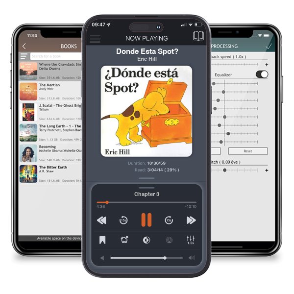 Descargar audiolibro gratis Donde Esta Spot? by Eric Hill y escuchar en cualquier lugar en sus dispositivos iOS en la aplicación ListenBook.