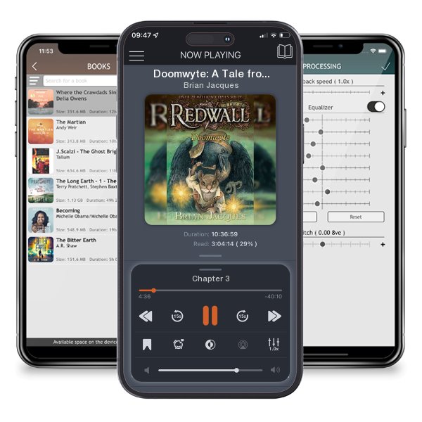 Download fo free audiobook Doomwyte: A Tale from Redwall by Brian Jacques and listen anywhere on your iOS devices in the ListenBook app.