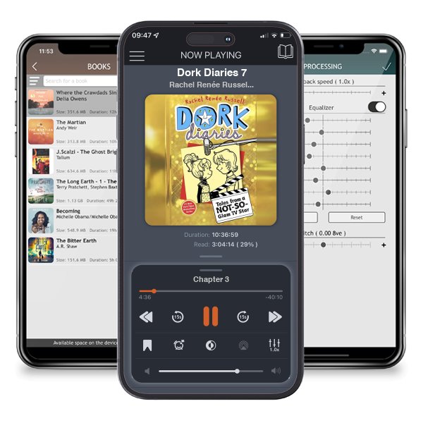 Download fo free audiobook Dork Diaries 7 by Rachel Renée Russell and listen anywhere on your iOS devices in the ListenBook app.