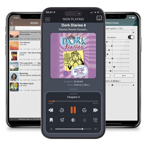 Download fo free audiobook Dork Diaries 8 by Rachel Renée Russell and listen anywhere on your iOS devices in the ListenBook app.