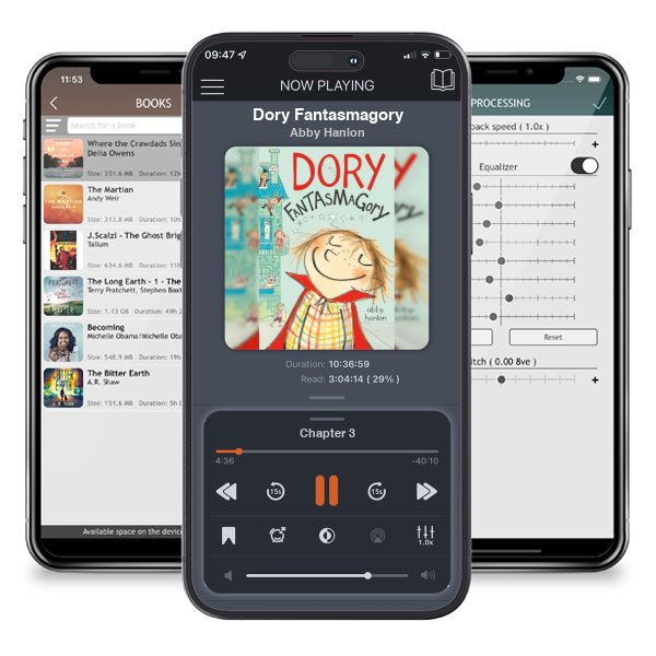 Download fo free audiobook Dory Fantasmagory by Abby Hanlon and listen anywhere on your iOS devices in the ListenBook app.