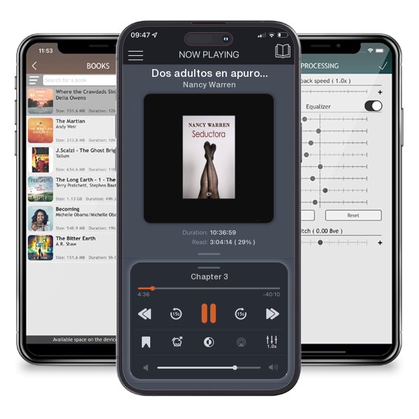Download fo free audiobook Dos adultos en apuros by Nancy Warren and listen anywhere on your iOS devices in the ListenBook app.