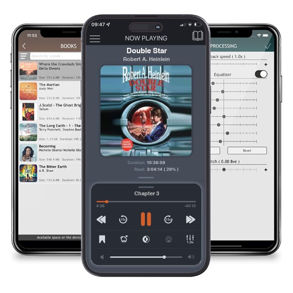 Download fo free audiobook Double Star by Robert A. Heinlein and listen anywhere on your iOS devices in the ListenBook app.