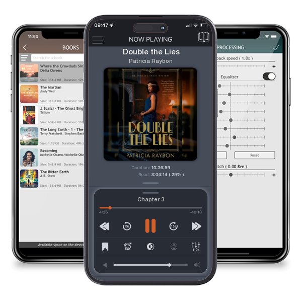 Download fo free audiobook Double the Lies by Patricia Raybon and listen anywhere on your iOS devices in the ListenBook app.
