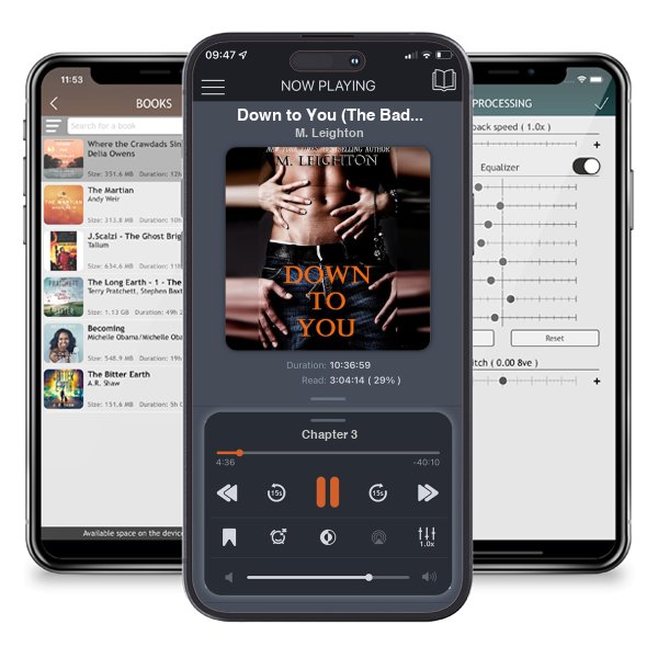 Download fo free audiobook Down to You (The Bad Boys, #1) by M. Leighton and listen anywhere on your iOS devices in the ListenBook app.