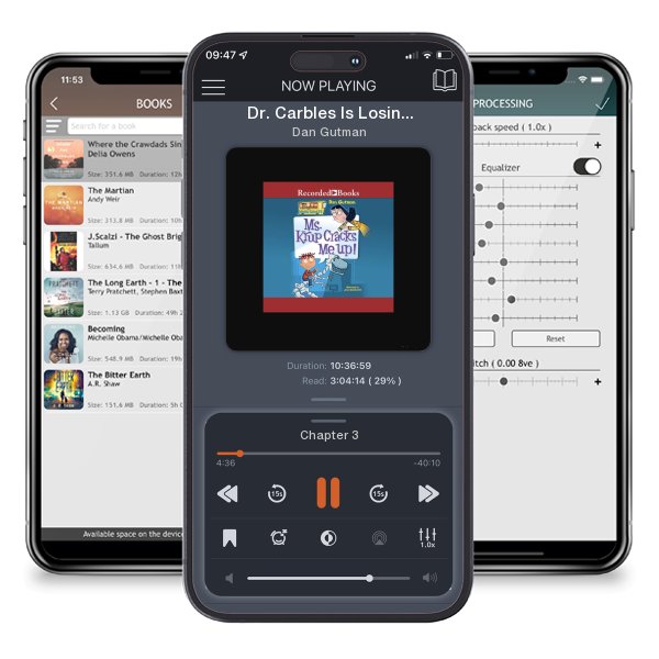 Download fo free audiobook Dr. Carbles Is Losing His Marbles! by Dan Gutman and listen anywhere on your iOS devices in the ListenBook app.