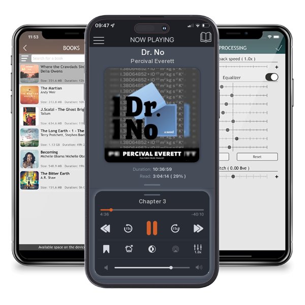 Download fo free audiobook Dr. No by Percival Everett and listen anywhere on your iOS devices in the ListenBook app.