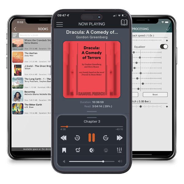 Download fo free audiobook Dracula: A Comedy of Terrors by Gordon Greenberg and listen anywhere on your iOS devices in the ListenBook app.