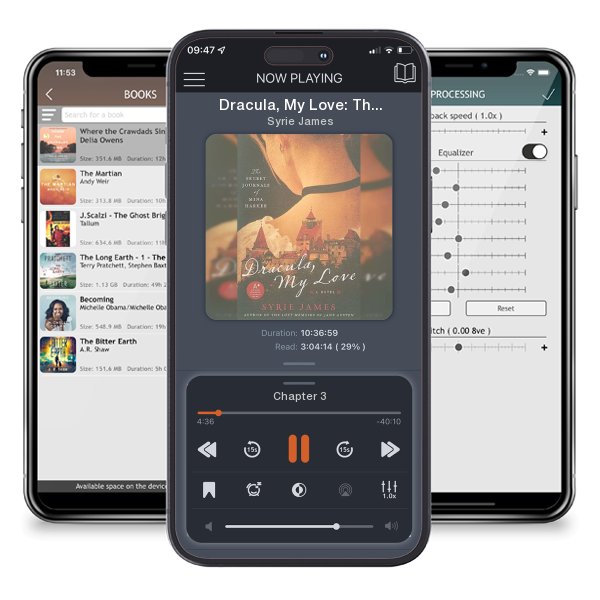 Download fo free audiobook Dracula, My Love: The Secret Journals of Mina Harker by Syrie James and listen anywhere on your iOS devices in the ListenBook app.