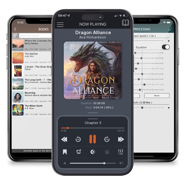 Download fo free audiobook Dragon Alliance by Ava Richardson and listen anywhere on your iOS devices in the ListenBook app.