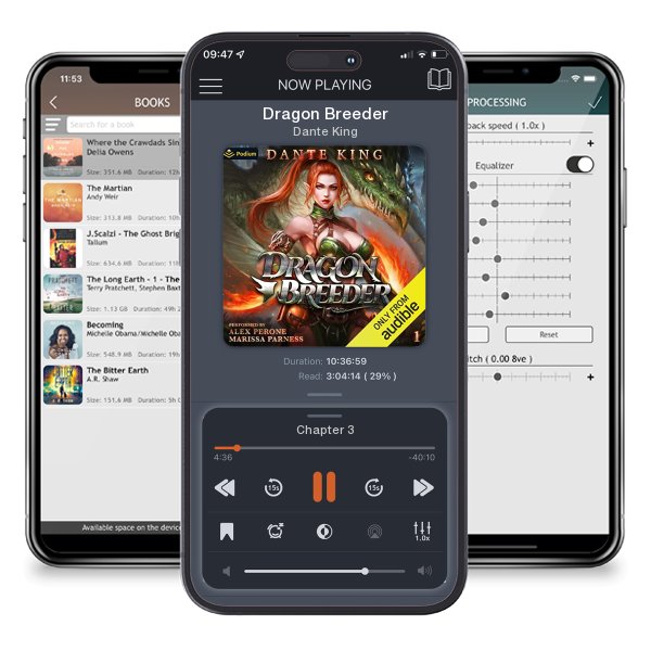 Download fo free audiobook Dragon Breeder by Dante King and listen anywhere on your iOS devices in the ListenBook app.