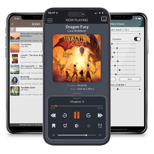 Download fo free audiobook Dragon Fury by Lisa McMann and listen anywhere on your iOS devices in the ListenBook app.