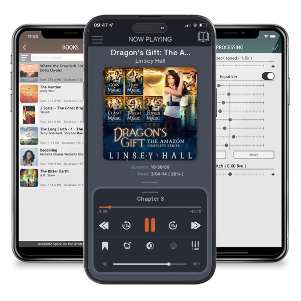 Download fo free audiobook Dragon's Gift: The Amazon Complete Series by Linsey Hall and listen anywhere on your iOS devices in the ListenBook app.