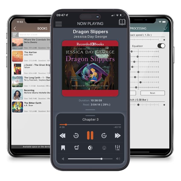 Download fo free audiobook Dragon Slippers by Jessica Day George and listen anywhere on your iOS devices in the ListenBook app.