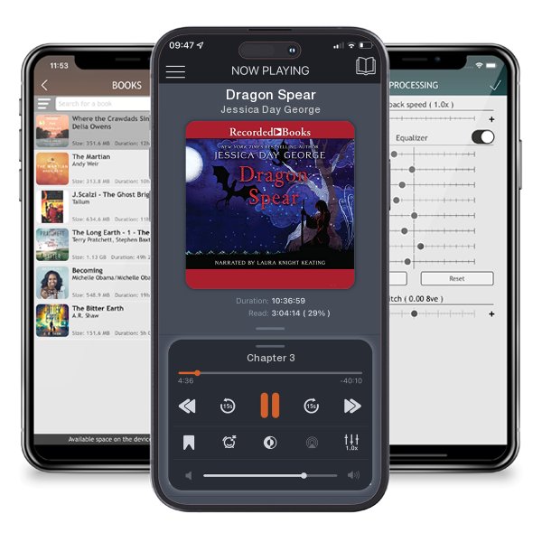Download fo free audiobook Dragon Spear by Jessica Day George and listen anywhere on your iOS devices in the ListenBook app.