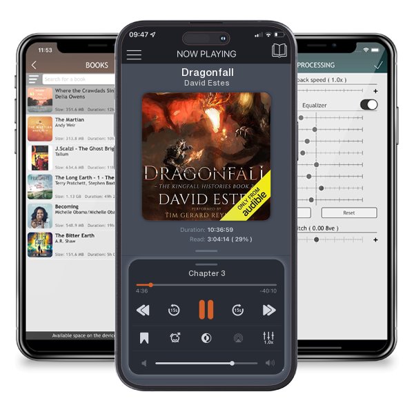 Download fo free audiobook Dragonfall by David Estes and listen anywhere on your iOS devices in the ListenBook app.