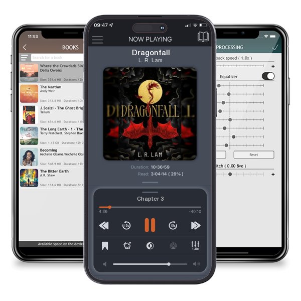 Download fo free audiobook Dragonfall by L. R. Lam and listen anywhere on your iOS devices in the ListenBook app.