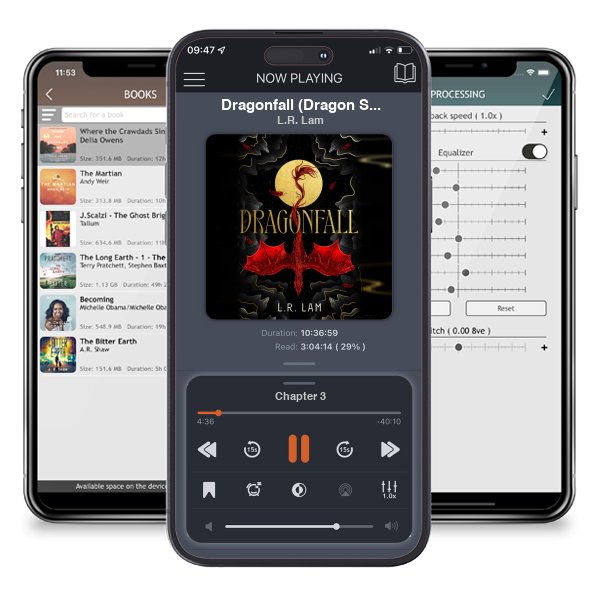 Download fo free audiobook Dragonfall (Dragon Scales #1) by L.R. Lam and listen anywhere on your iOS devices in the ListenBook app.