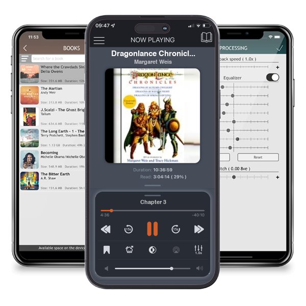 Download fo free audiobook Dragonlance Chronicles (Dragonlance, #1-3) by Margaret Weis and listen anywhere on your iOS devices in the ListenBook app.