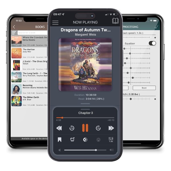 Download fo free audiobook Dragons of Autumn Twilight (Dragonlance: Chronicles, #1) by Margaret Weis and listen anywhere on your iOS devices in the ListenBook app.