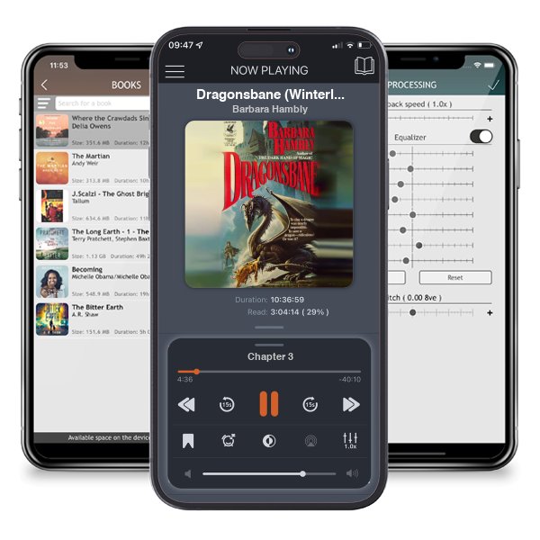 Download fo free audiobook Dragonsbane (Winterlands, #1) by Barbara Hambly and listen anywhere on your iOS devices in the ListenBook app.
