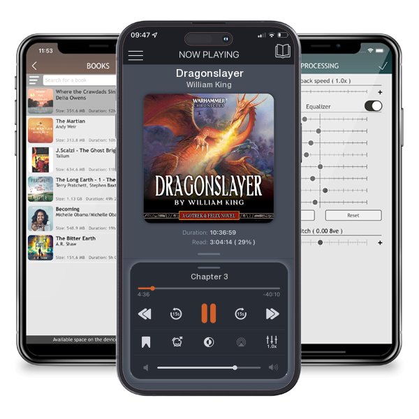 Download fo free audiobook Dragonslayer by William King and listen anywhere on your iOS devices in the ListenBook app.