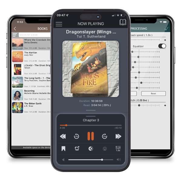 Download fo free audiobook Dragonslayer (Wings of Fire: Legends) by Tui T. Sutherland and listen anywhere on your iOS devices in the ListenBook app.