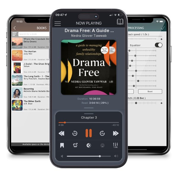 Download fo free audiobook Drama Free: A Guide to Managing Unhealthy Family Relationships by Nedra Glover Tawwab and listen anywhere on your iOS devices in the ListenBook app.