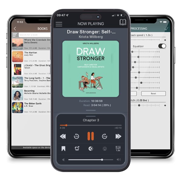 Download fo free audiobook Draw Stronger: Self-Care for Cartoonists and Other Visual... by Kriota Willberg and listen anywhere on your iOS devices in the ListenBook app.