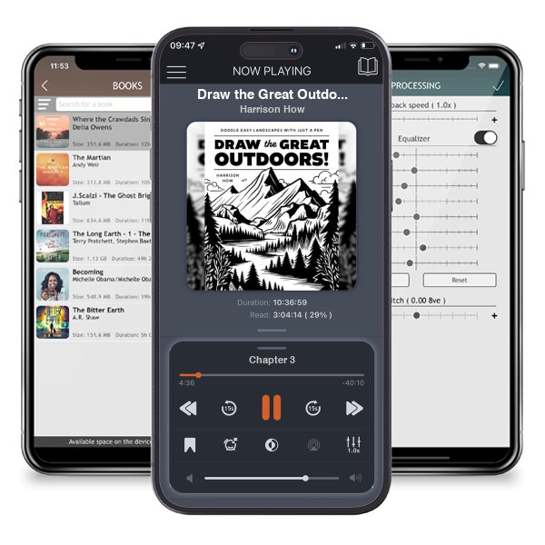 Download fo free audiobook Draw the Great Outdoors!: Doodle Easy Landscapes with Just a Pen by Harrison How and listen anywhere on your iOS devices in the ListenBook app.