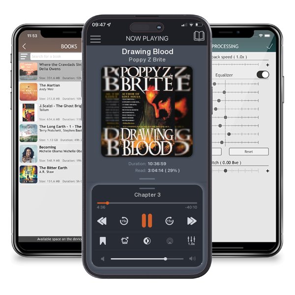 Download fo free audiobook Drawing Blood by Poppy Z Brite and listen anywhere on your iOS devices in the ListenBook app.