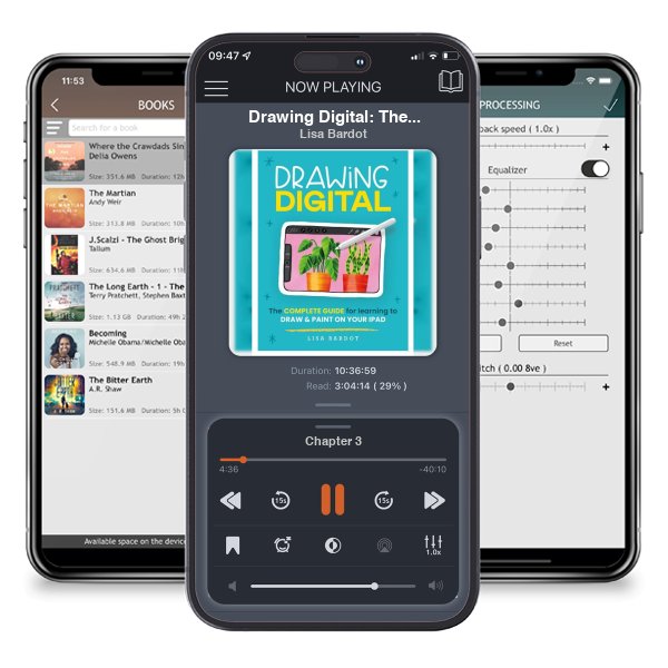 Download fo free audiobook Drawing Digital: The Complete Guide for Learning to Draw &... by Lisa Bardot and listen anywhere on your iOS devices in the ListenBook app.