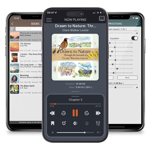 Download fo free audiobook Drawn to Nature: Through the Journals of Clare Walker Leslie by Clare Walker Leslie and listen anywhere on your iOS devices in the ListenBook app.