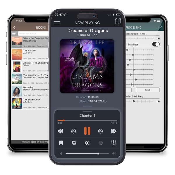 Download fo free audiobook Dreams of Dragons by Trina M. Lee and listen anywhere on your iOS devices in the ListenBook app.