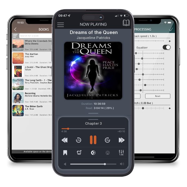 Download fo free audiobook Dreams of the Queen by Jacqueline Patricks and listen anywhere on your iOS devices in the ListenBook app.