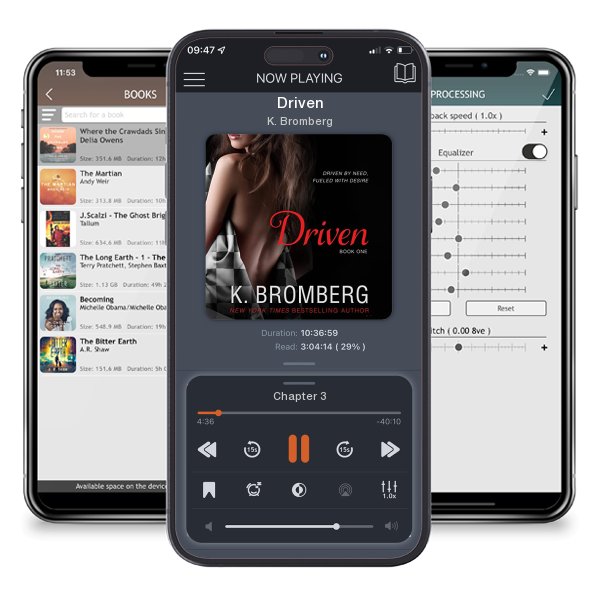 Download fo free audiobook Driven by K. Bromberg and listen anywhere on your iOS devices in the ListenBook app.