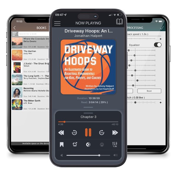 Download fo free audiobook Driveway Hoops: An Illustrated Guide to Basketball Fundamentals for Kids, Parents, and Coaches by Jonathan Halpert and listen anywhere on your iOS devices in the ListenBook app.