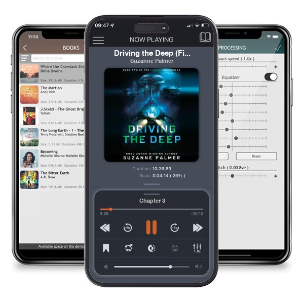 Download fo free audiobook Driving the Deep (Finder Chronicles, #2) by Suzanne Palmer and listen anywhere on your iOS devices in the ListenBook app.