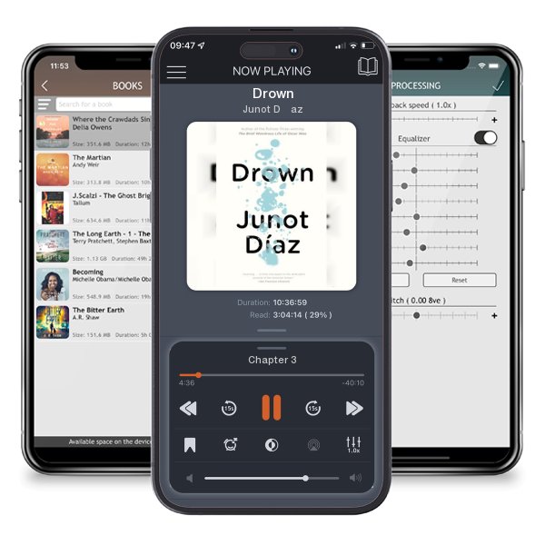 Download fo free audiobook Drown by Junot Díaz and listen anywhere on your iOS devices in the ListenBook app.