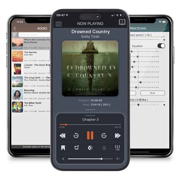 Download fo free audiobook Drowned Country by Emily Tesh and listen anywhere on your iOS devices in the ListenBook app.
