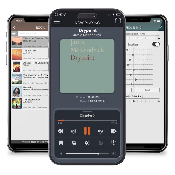 Download fo free audiobook Drypoint by Jamie McKendrick and listen anywhere on your iOS devices in the ListenBook app.