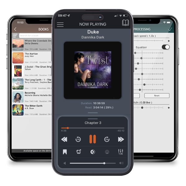 Download fo free audiobook Duke by Dannika Dark and listen anywhere on your iOS devices in the ListenBook app.