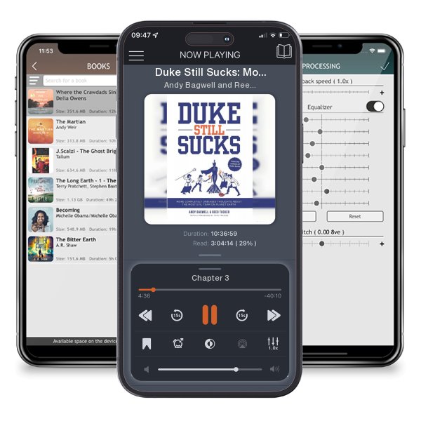 Download fo free audiobook Duke Still Sucks: More Completely Unbiased Thoughts about the... by Andy Bagwell and Reed Tucker and listen anywhere on your iOS devices in the ListenBook app.