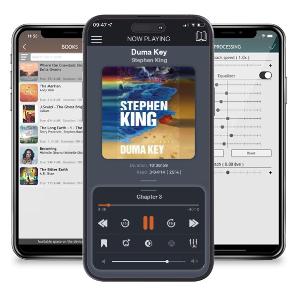 Download fo free audiobook Duma Key by Stephen King and listen anywhere on your iOS devices in the ListenBook app.