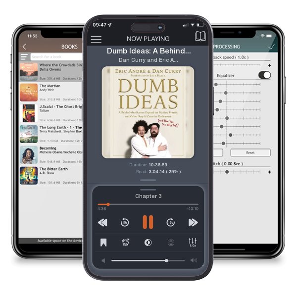 Download fo free audiobook Dumb Ideas: A Behind-The-Scenes Exposé on Making Pranks and... by Dan Curry and Eric Andre and listen anywhere on your iOS devices in the ListenBook app.