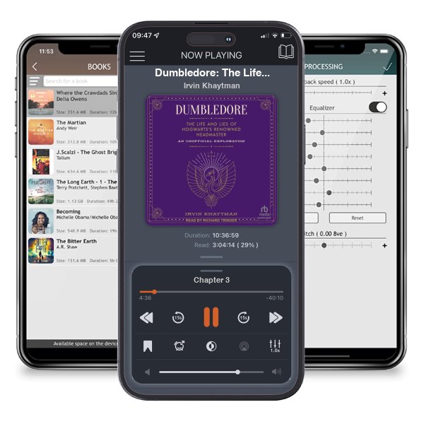 Download fo free audiobook Dumbledore: The Life and Lies of Hogwarts\'s Renowned Headmaster: An Unofficial Exploration by Irvin Khaytman and listen anywhere on your iOS devices in the ListenBook app.