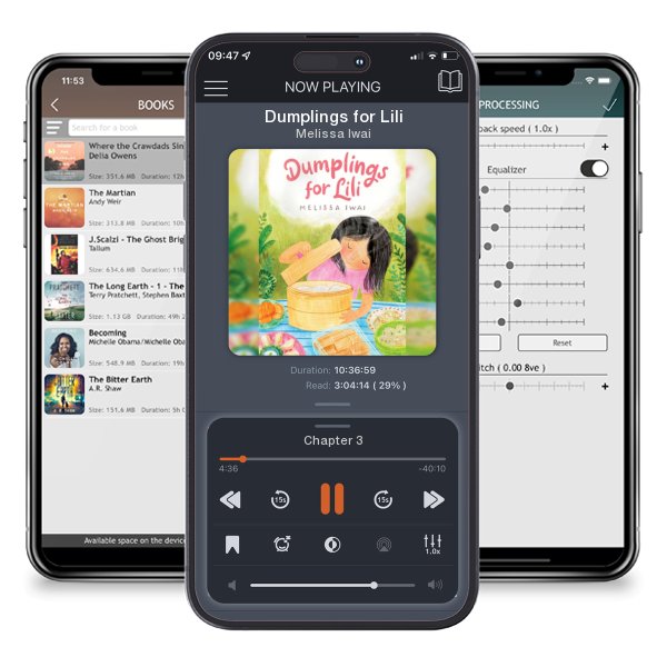 Download fo free audiobook Dumplings for Lili by Melissa Iwai and listen anywhere on your iOS devices in the ListenBook app.
